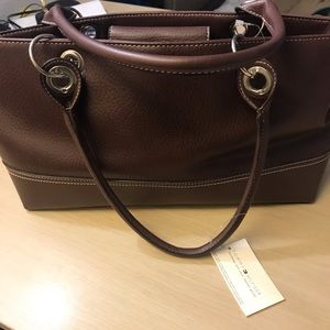 ❗️❗️❗️👜Brown Leather Tommy Hilfiger 👜